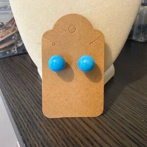 Blue Stud Earrings